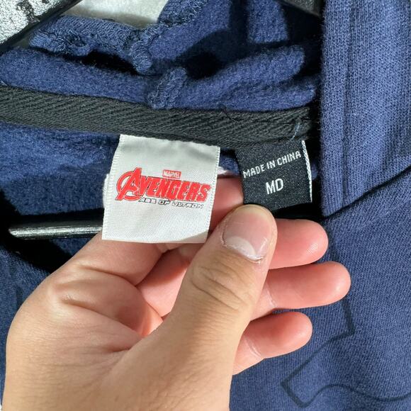 Marvel Captain America All Over Print Full Zip Hooded Jacket - Picture 7 of 7